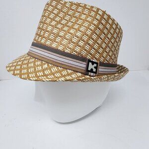 Kenny K Natural Fiber Trilby Hat, Men's Large